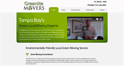 Desktop Screenshot of greenlitemovers.com